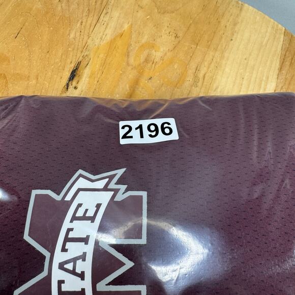 Adidas Mississippi State Bulldogs Hoodie Mesh Mens Size S Football Basketball - Picture 9 of 9